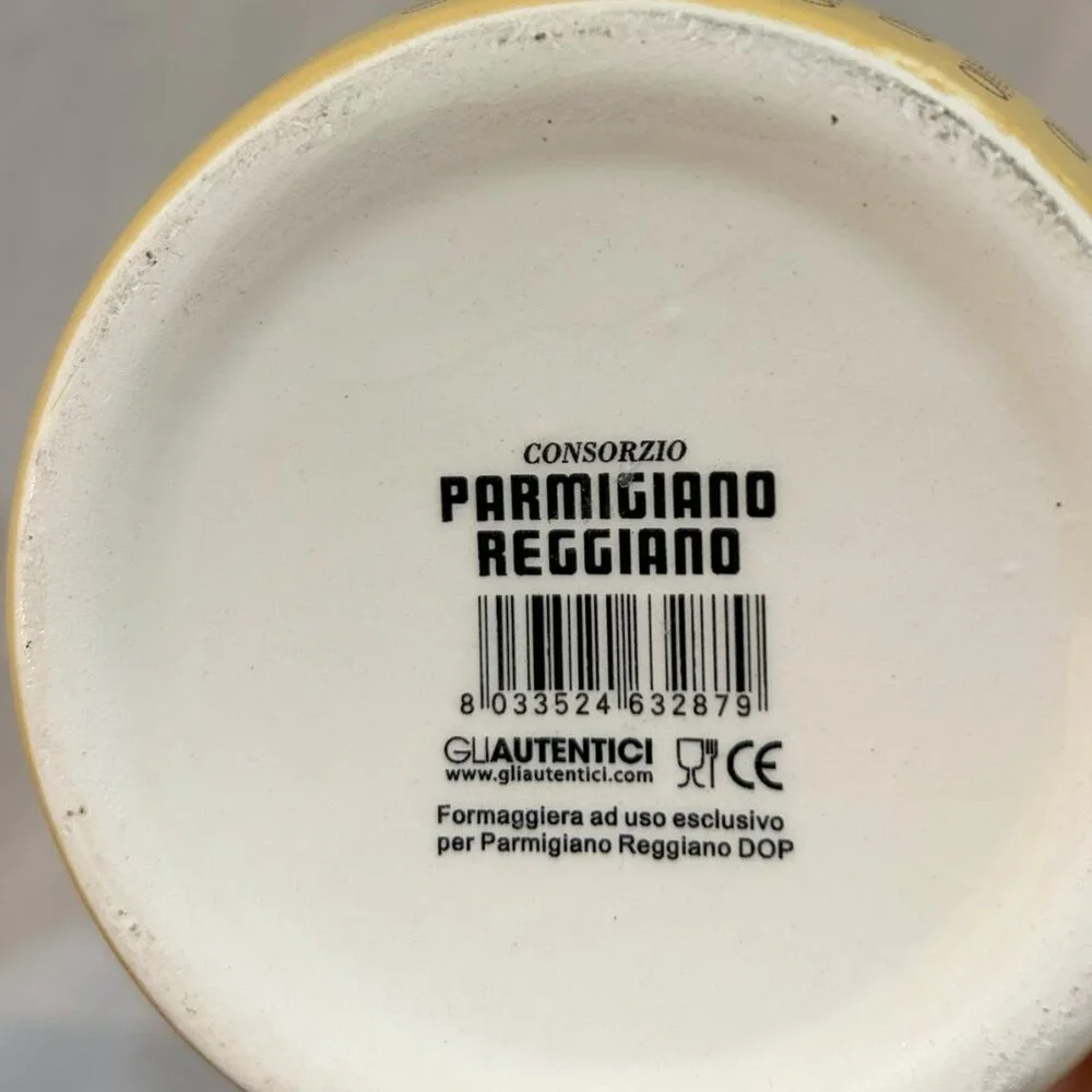 Parmigiano Reggiano Ceramic Cheese Container Italy